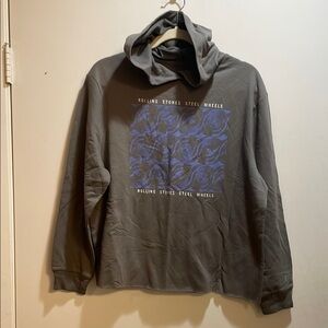 Rolling Stones Steel Wheels Gray Hoodie